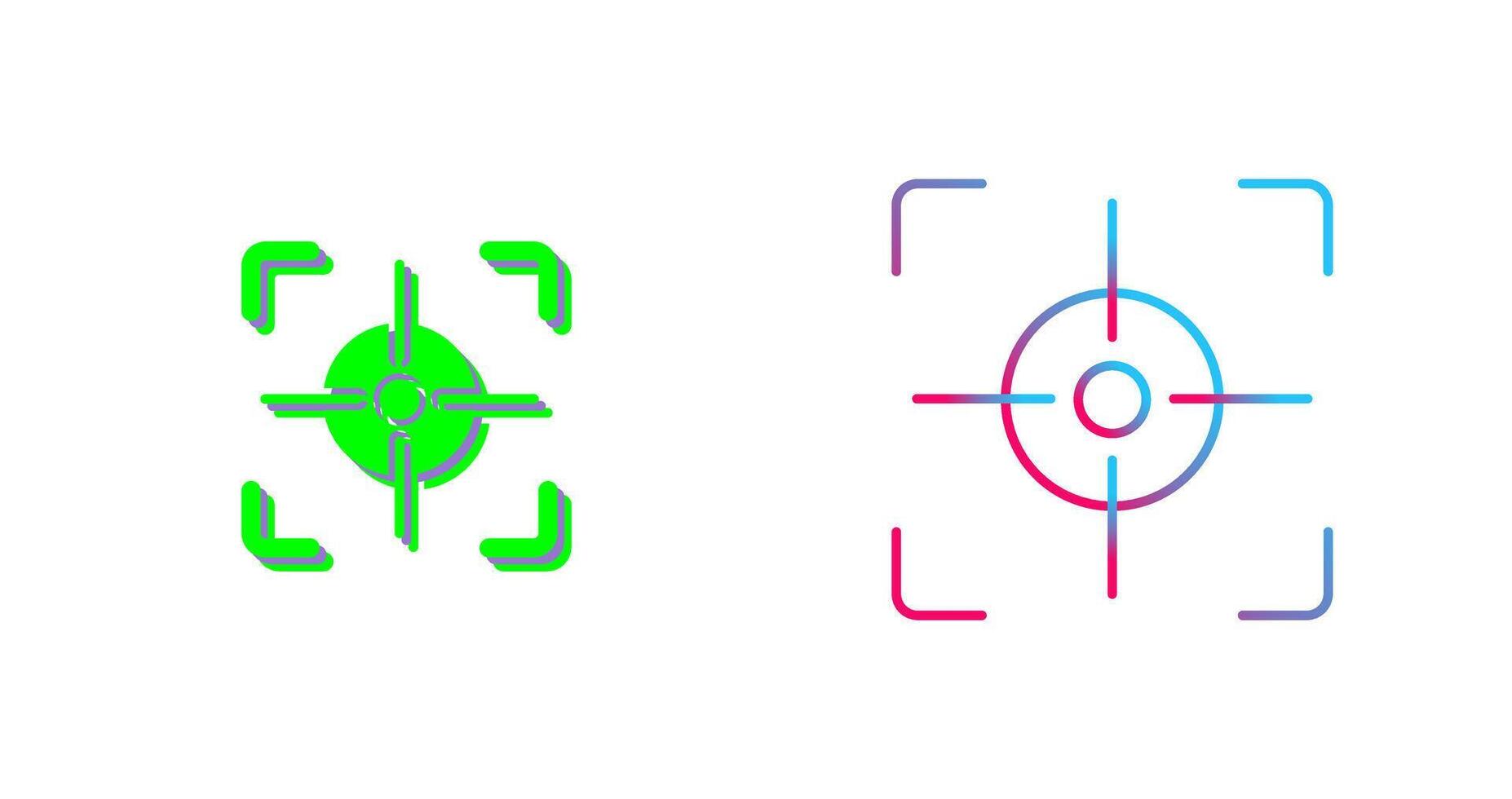Focus Icon Design vector