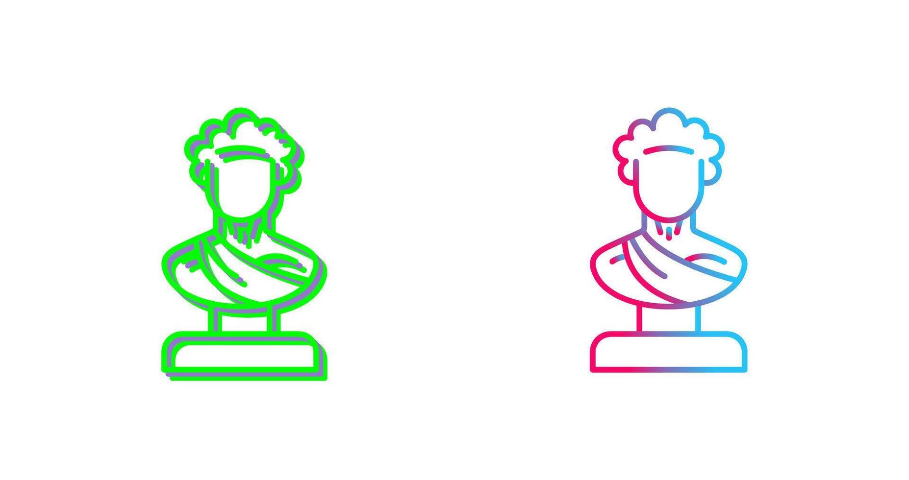 Statue Icon Design vector