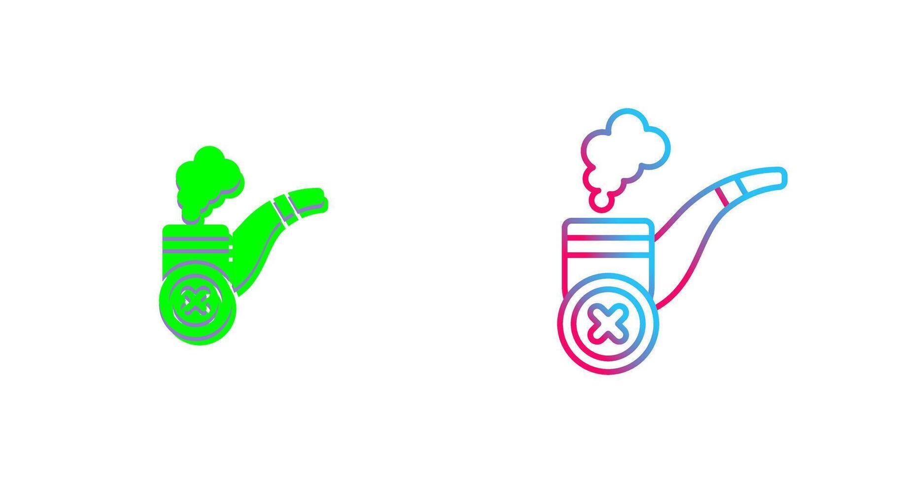 No Cigar Icon Design vector