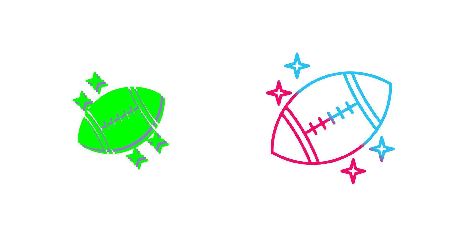 Rugby Icon Design vector