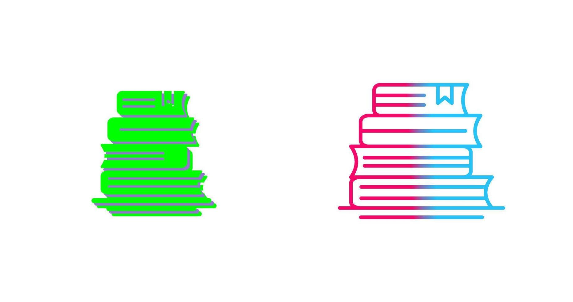 Books Icon Design vector