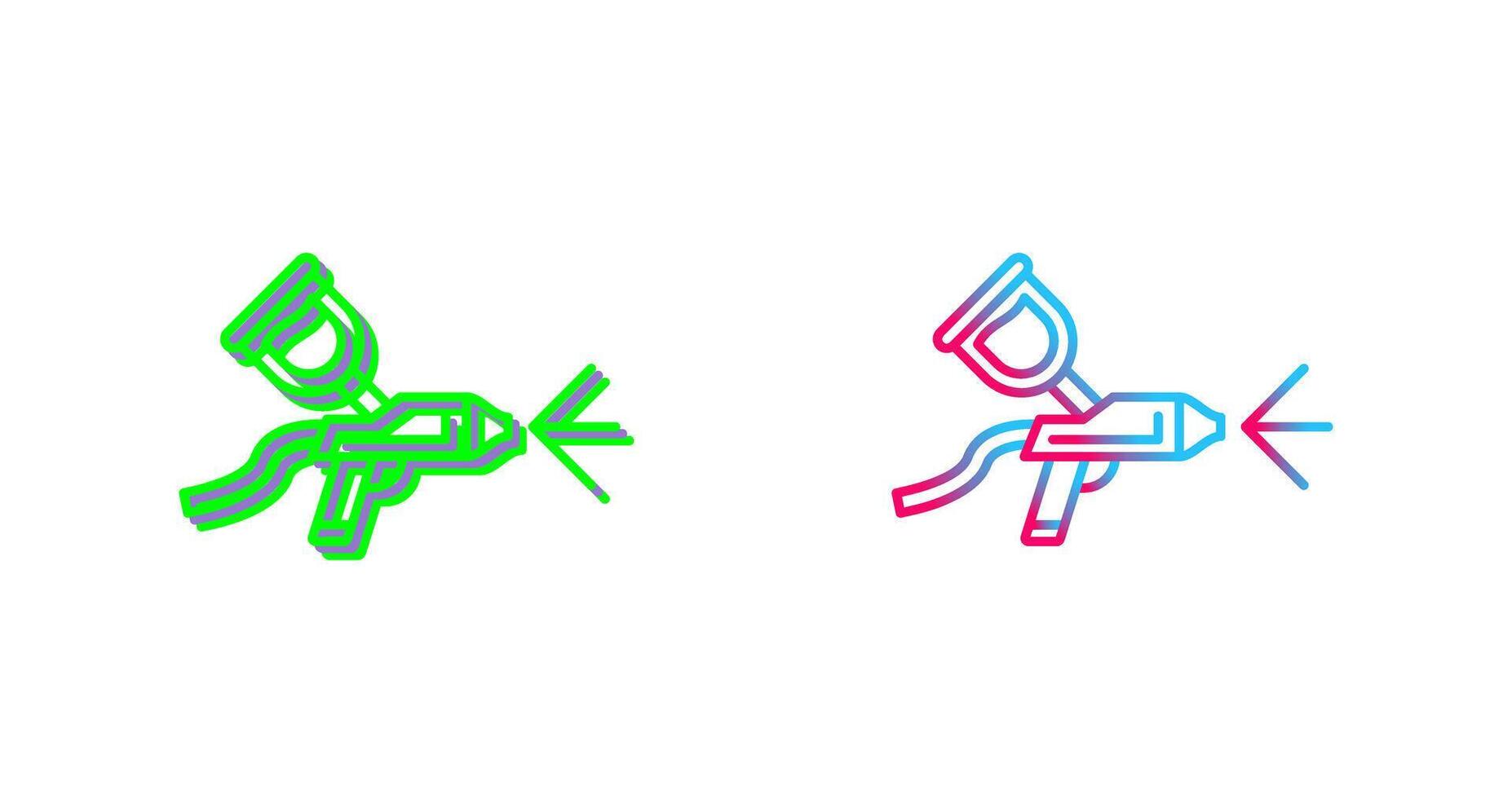 Airbrush Icon Design vector