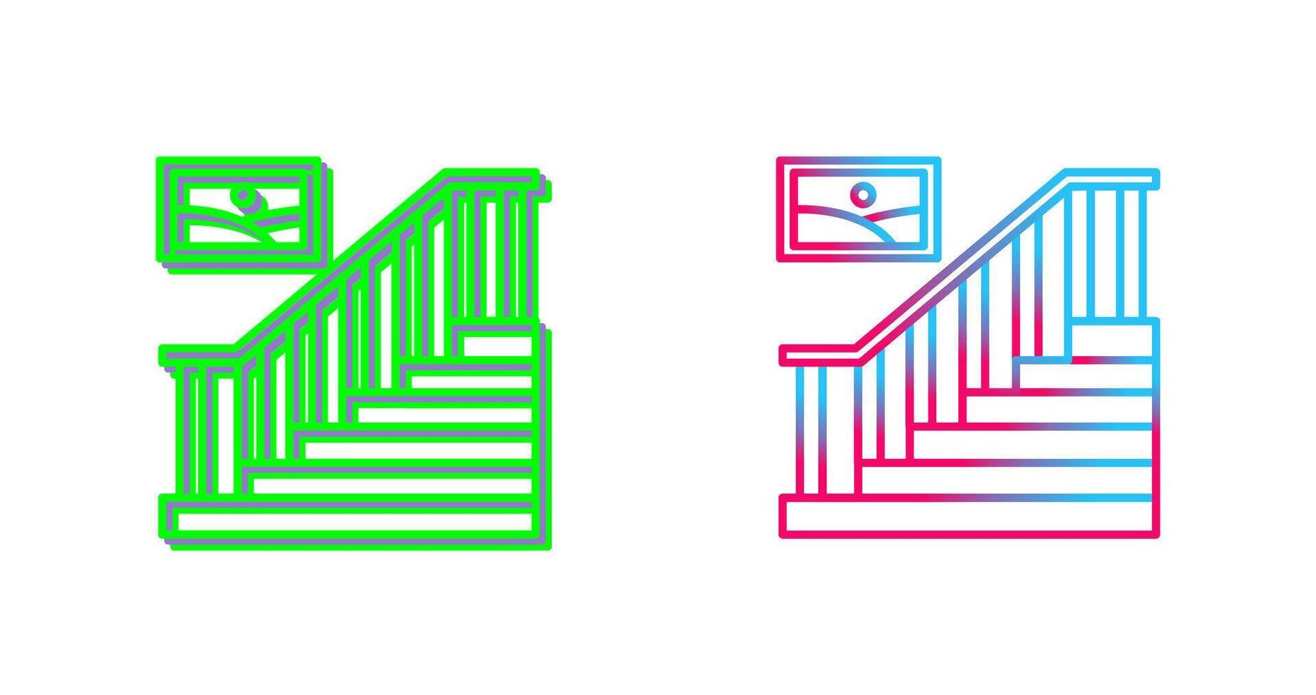 Stair Icon Design vector