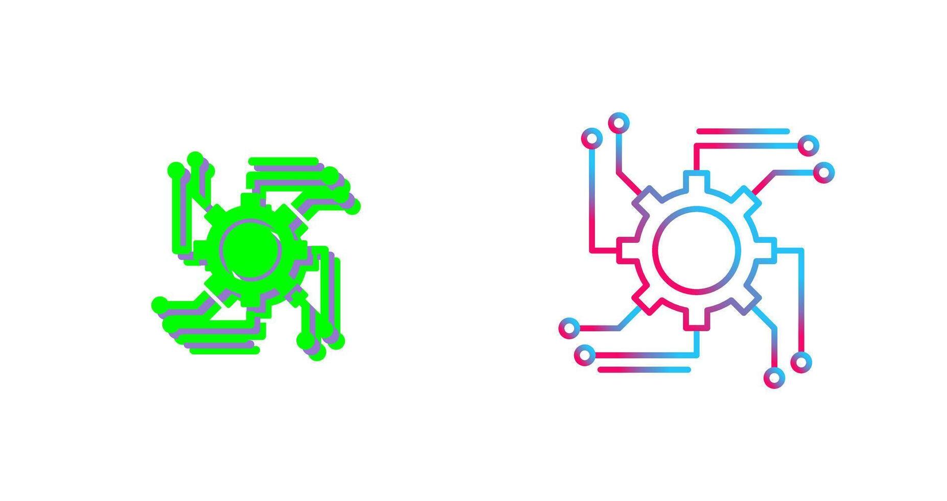 Automation Icon Design vector