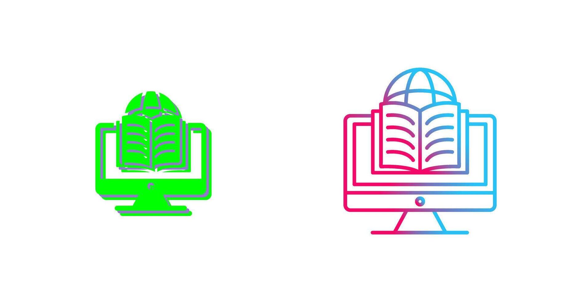 Learning Icon Design vector