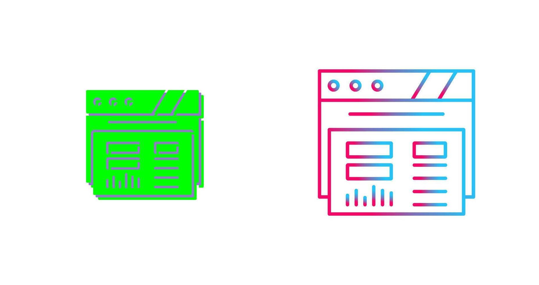 Dashboard Icon Design vector