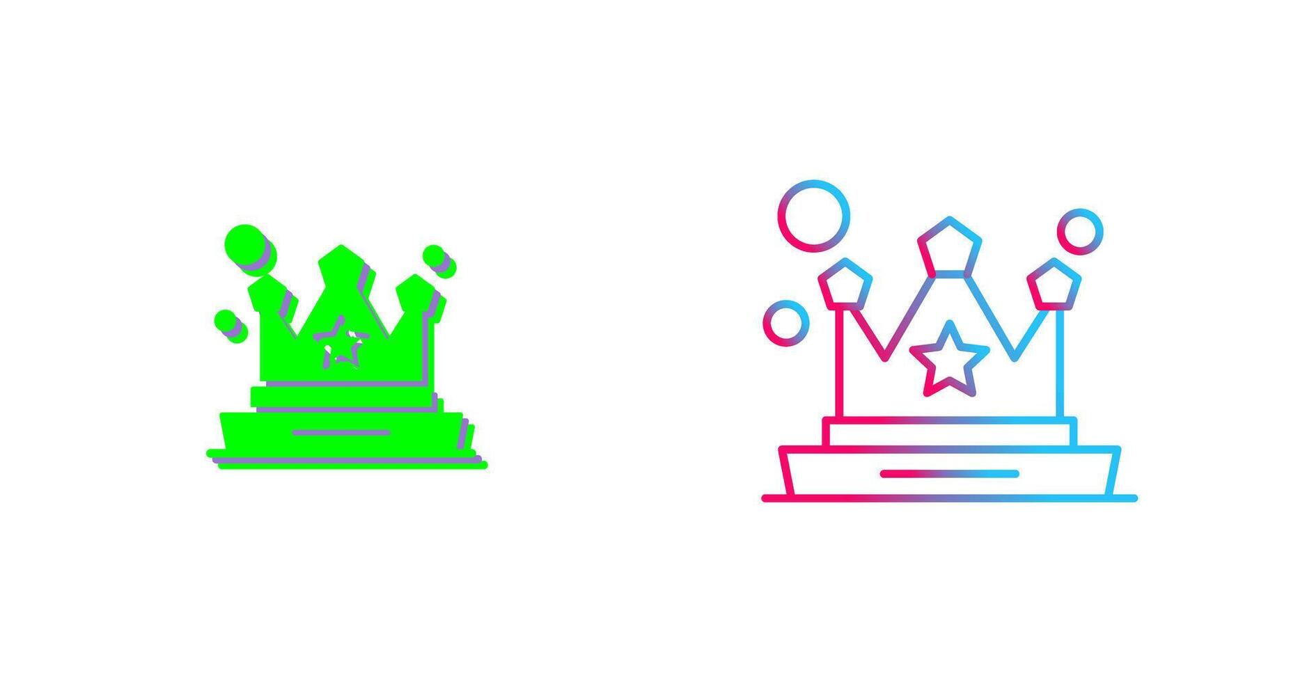 Crown Icon Design vector