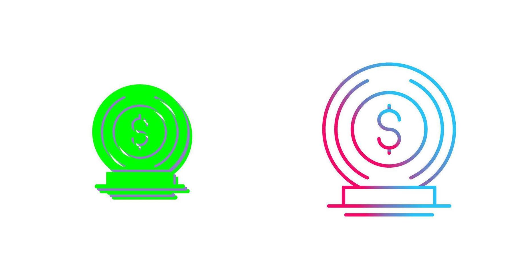 Coin Icon Design vector