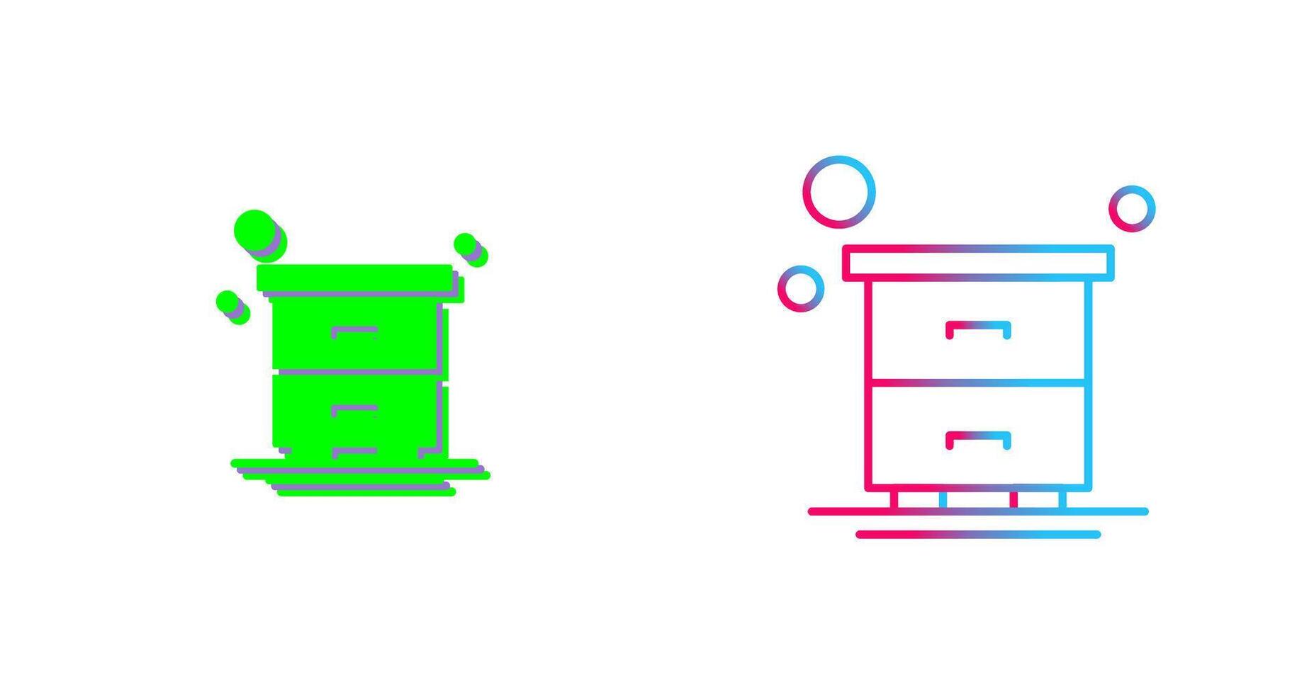 Table Icon Design vector