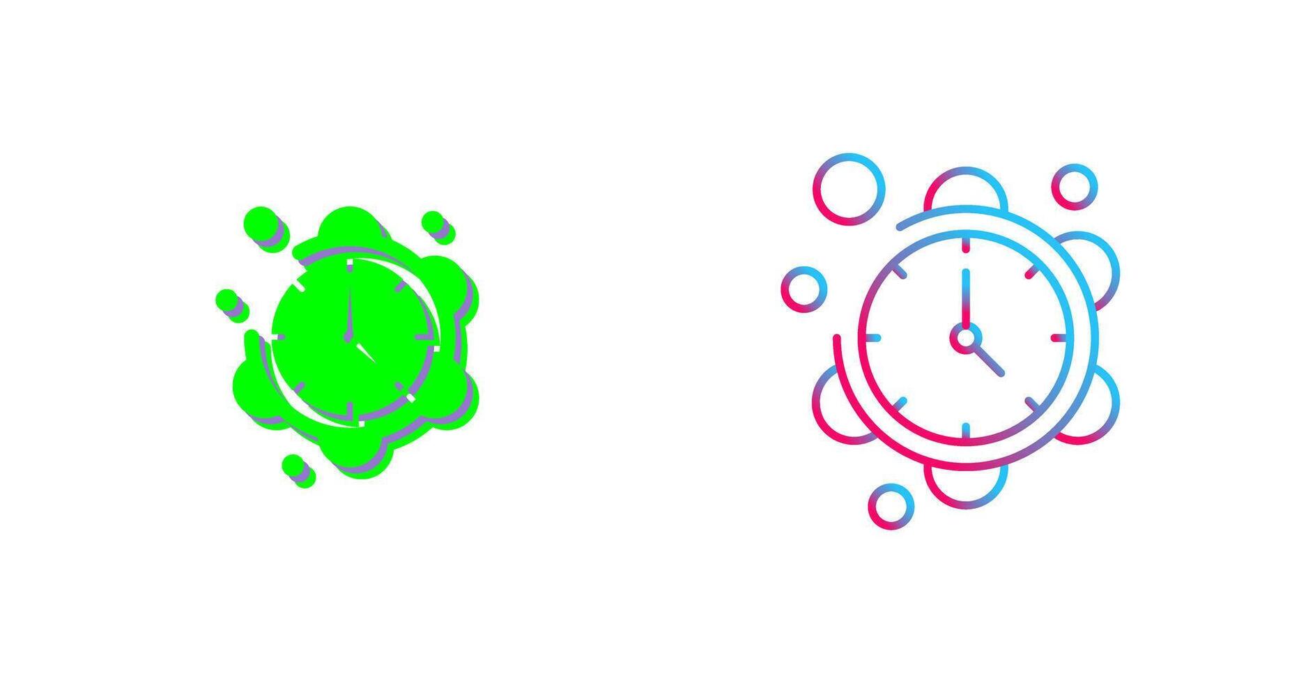 Clock Icon Design vector