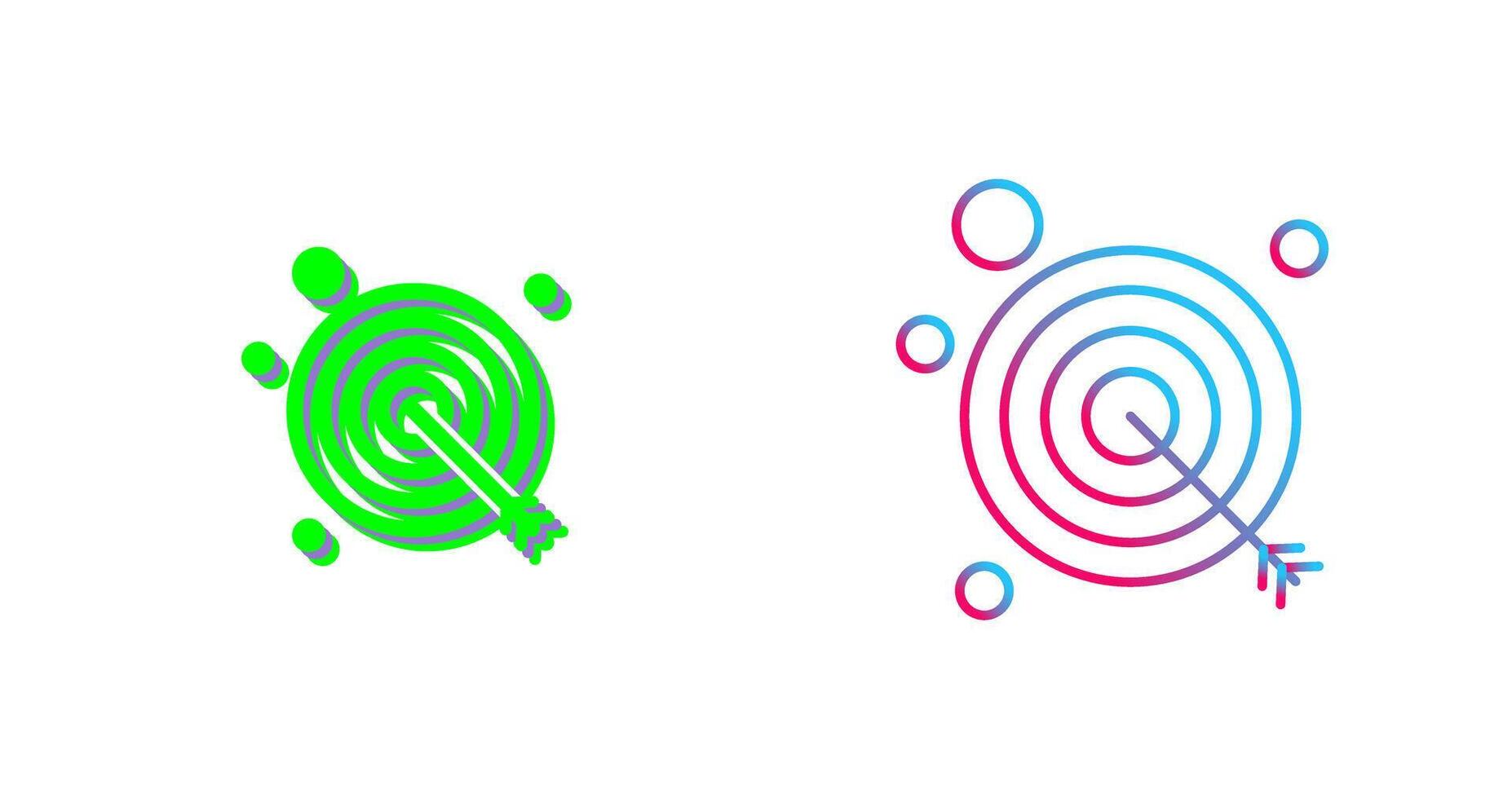 Target Icon Design vector