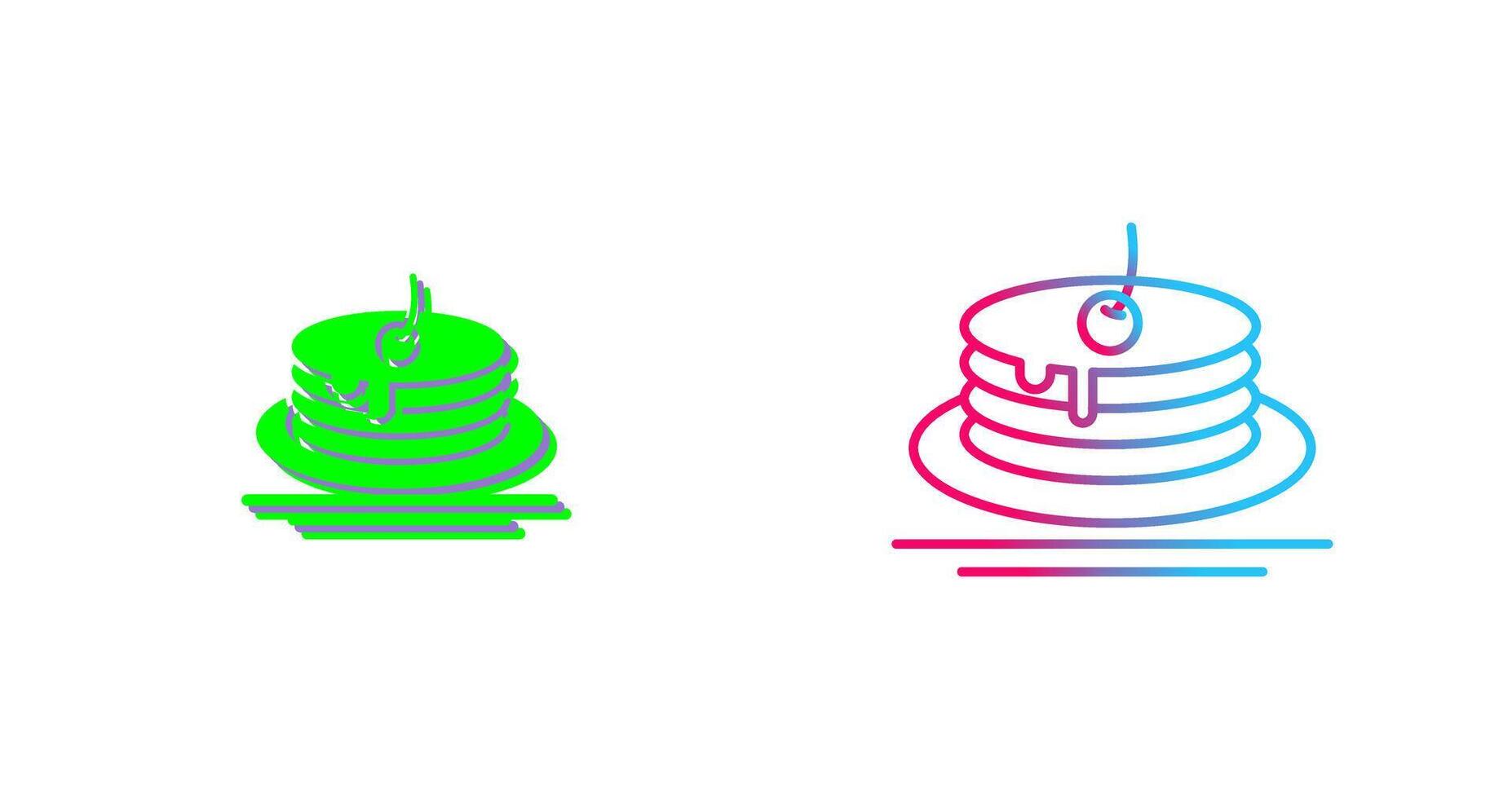 Pancake Icon Design vector