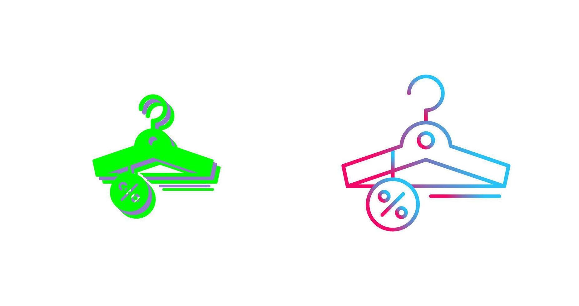 Hanger Icon Design vector