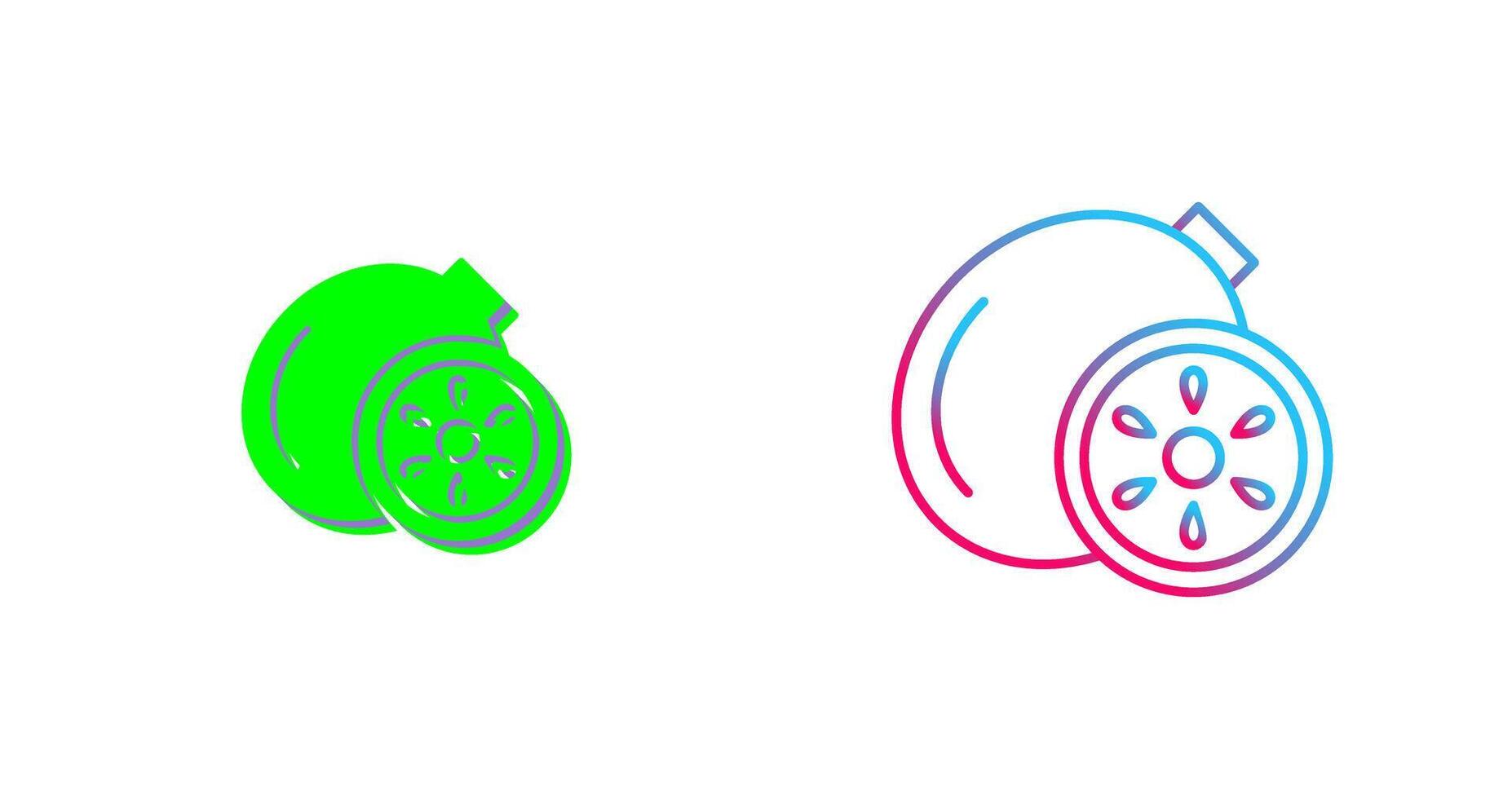 Kiwi Icon Design vector
