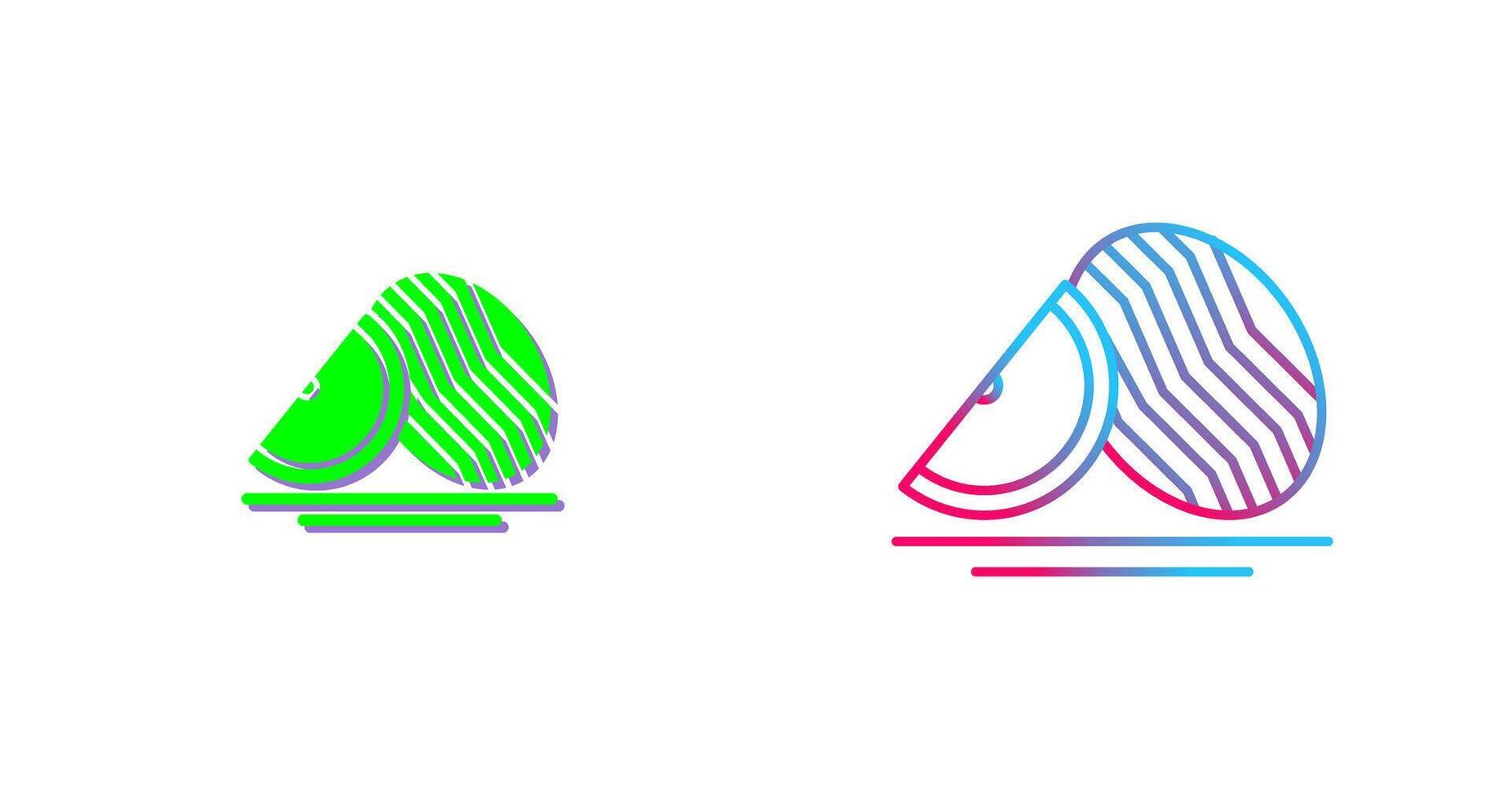 Watermelon Icon Design vector