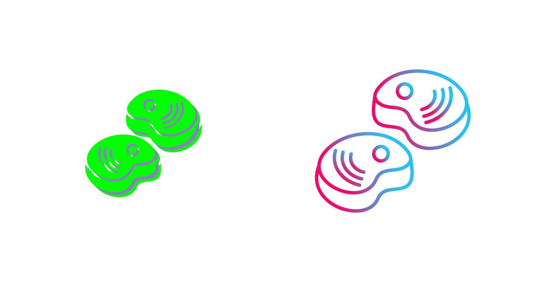 Steak Icon Design vector