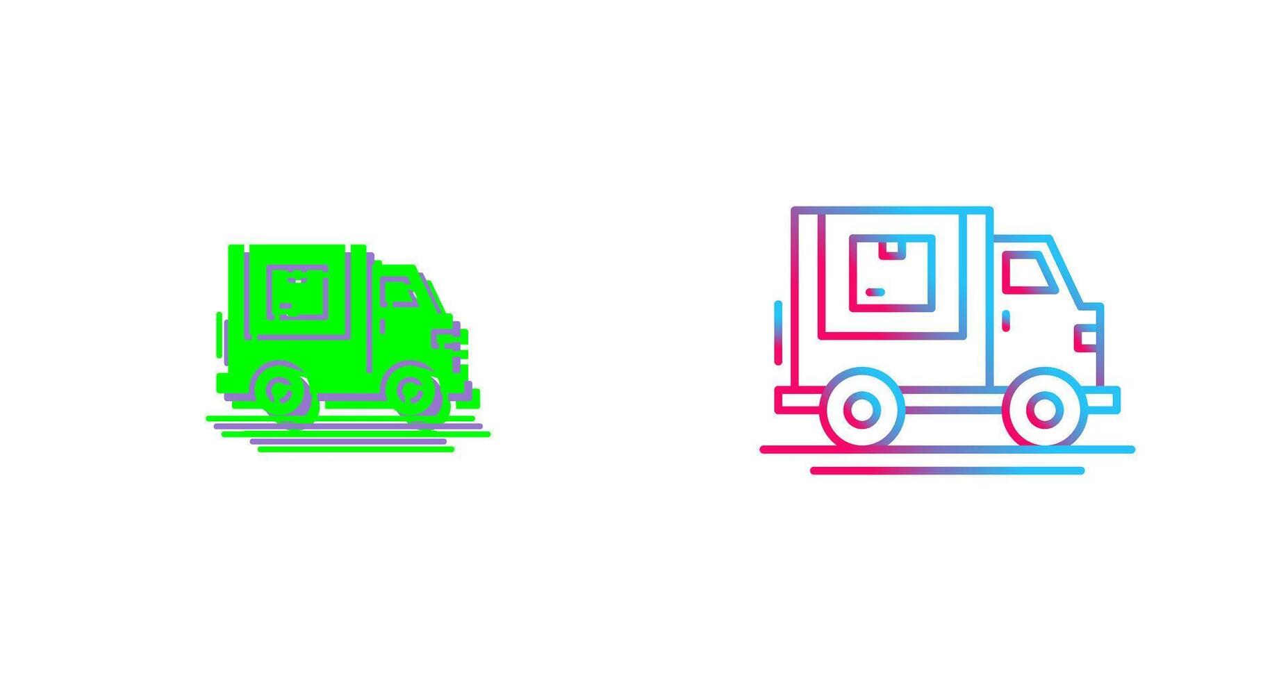 Delivery Truck Icon Design vector