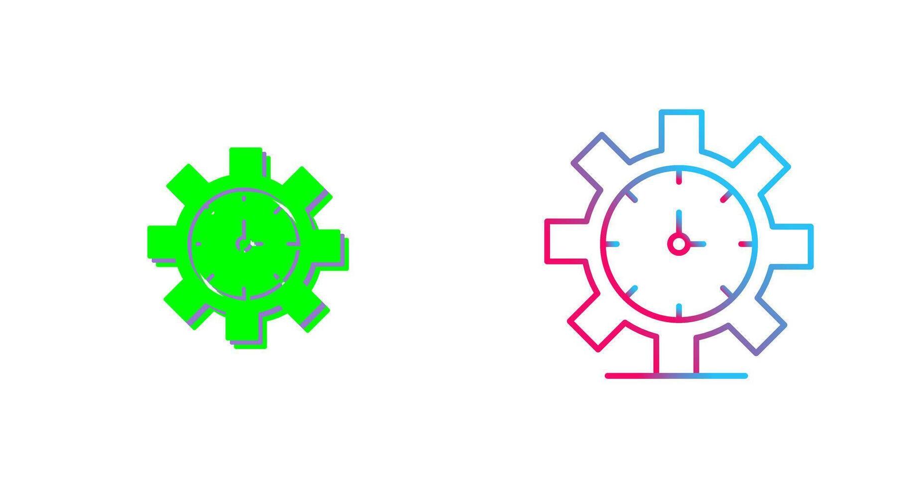 Time Management Icon Design vector
