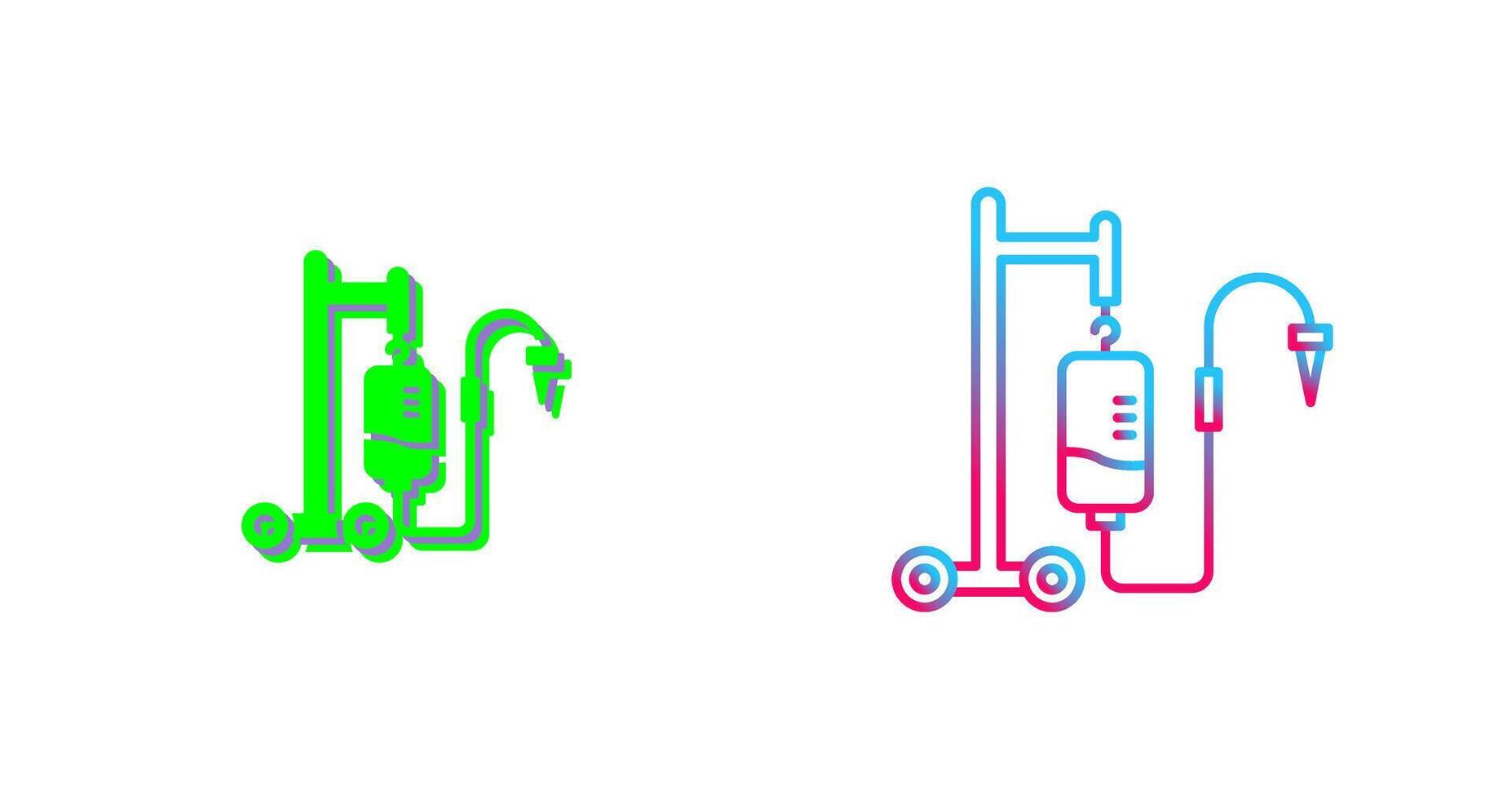 Intravenous Icon Design vector