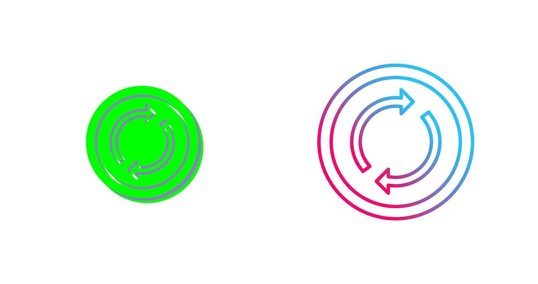 Loop Icon Design vector