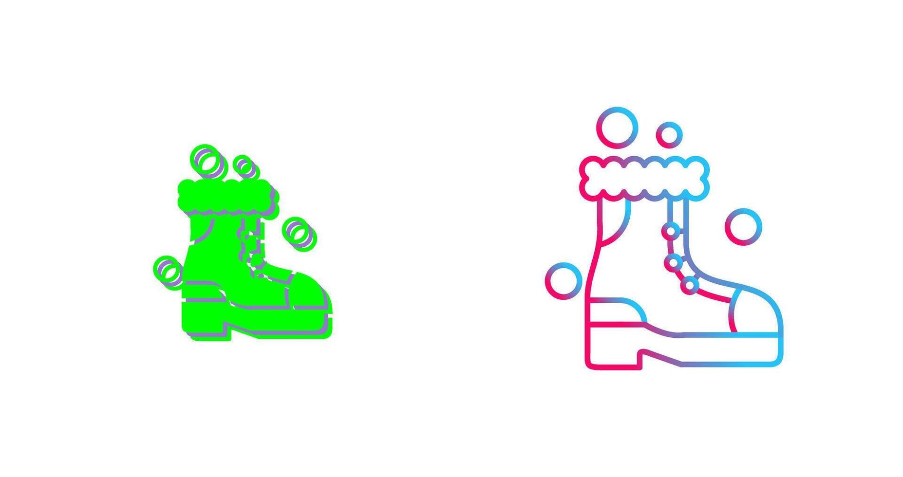 Snowshoes Icon Design vector