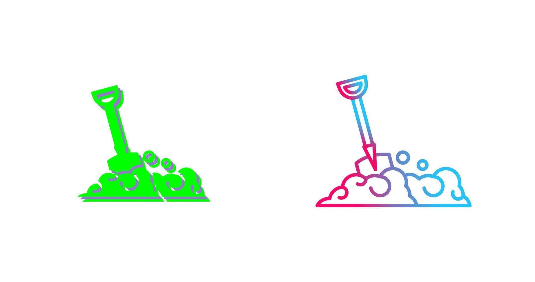 Shovel Icon Design vector