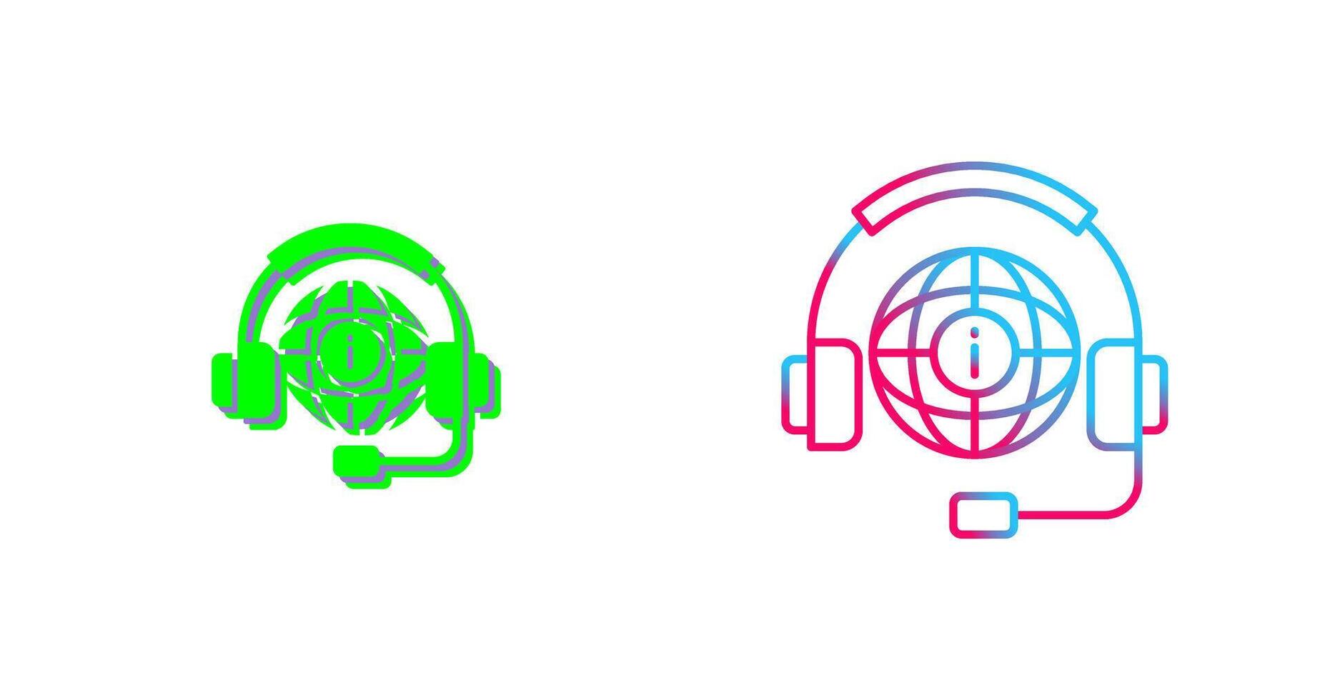 Call Center Icon Design vector
