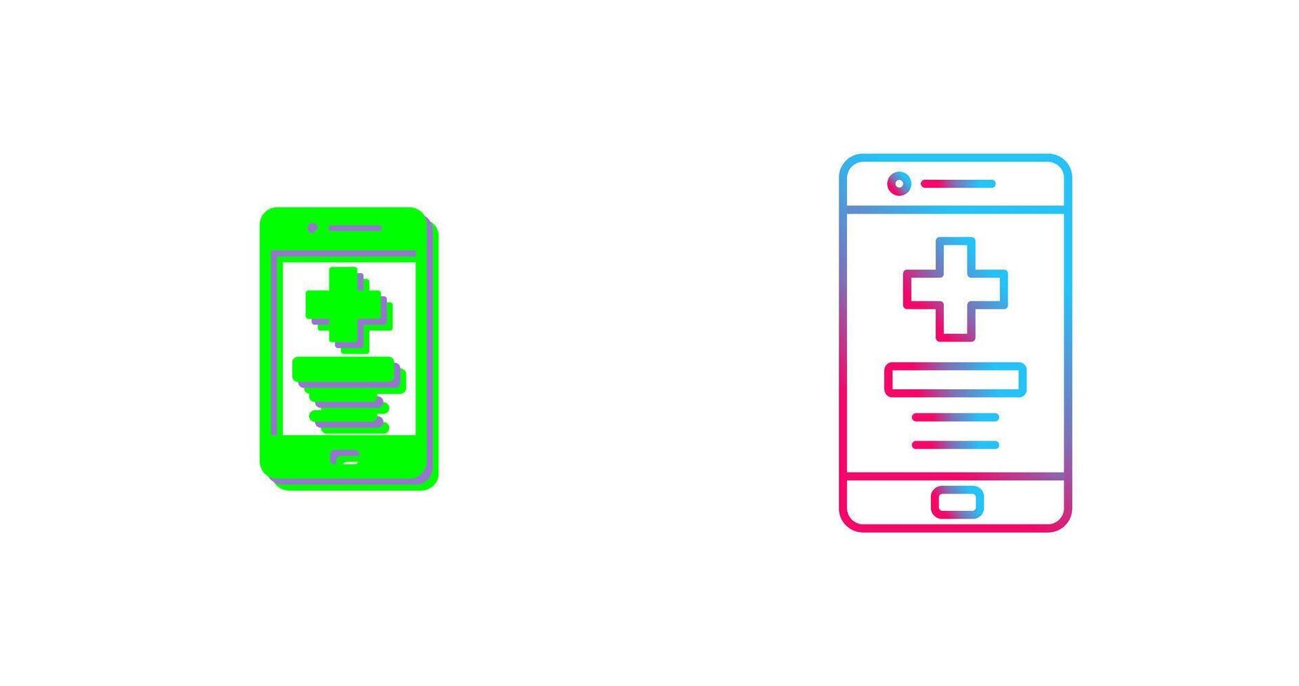 Medical App Icon Design vector