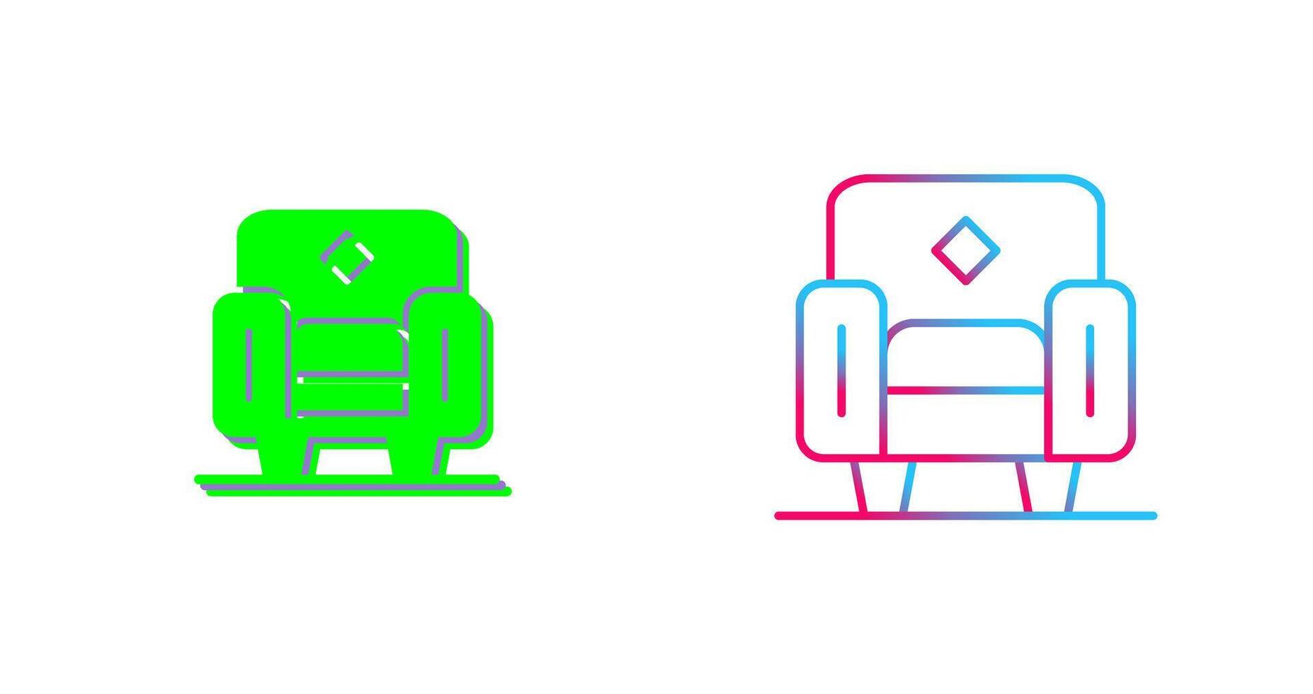 Armchair Icon Design vector