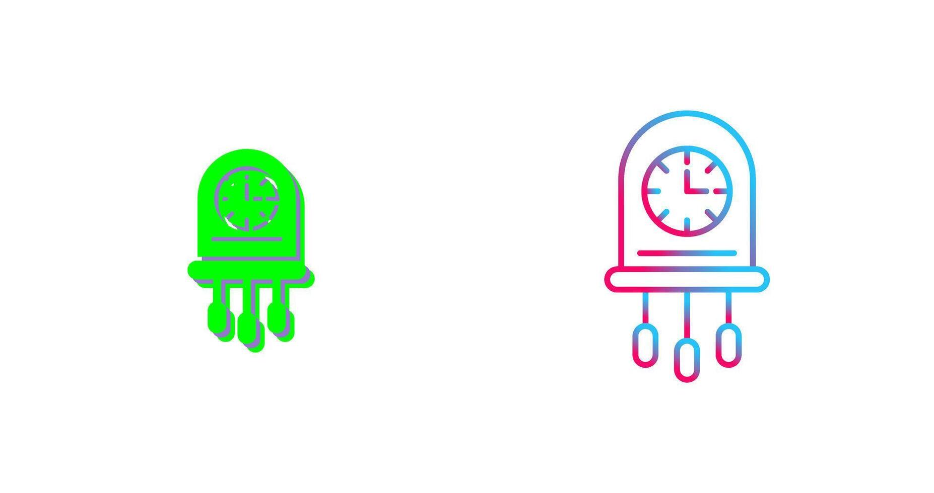 Clock Icon Design vector