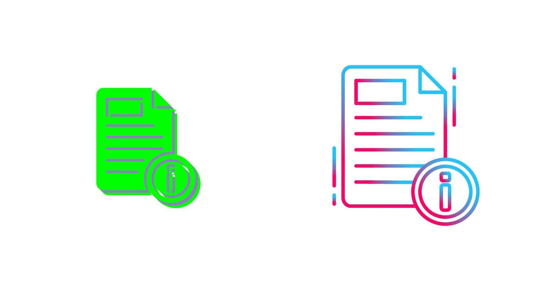 Document Icon Design vector