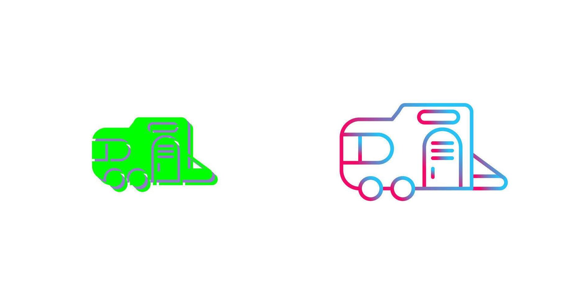 Caravan Icon Design vector
