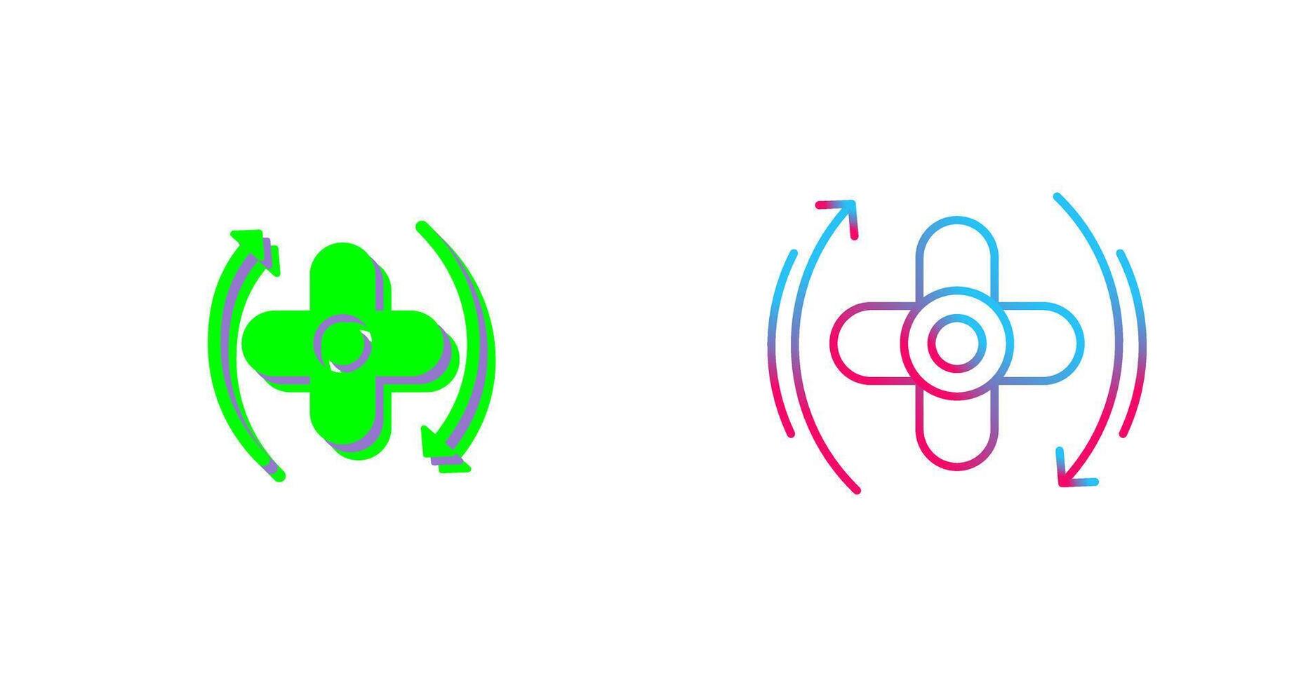 Rotate Icon Design vector