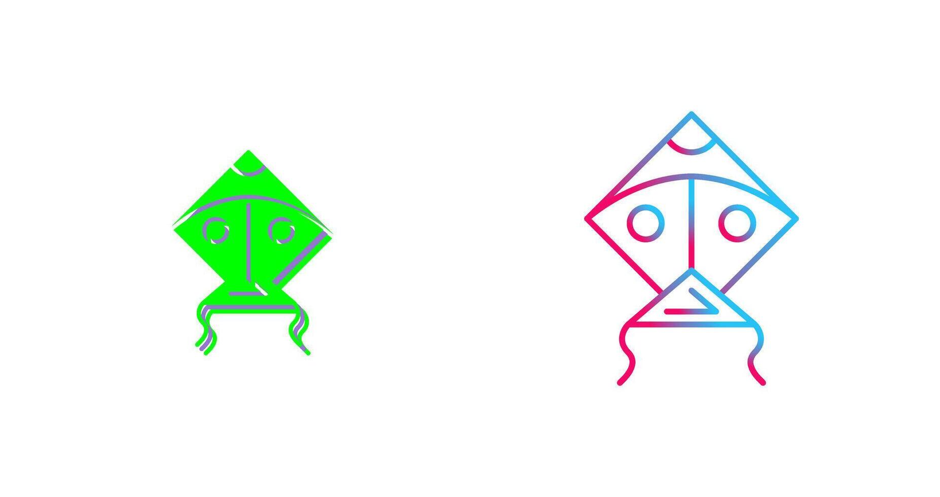 Kite Icon Design vector