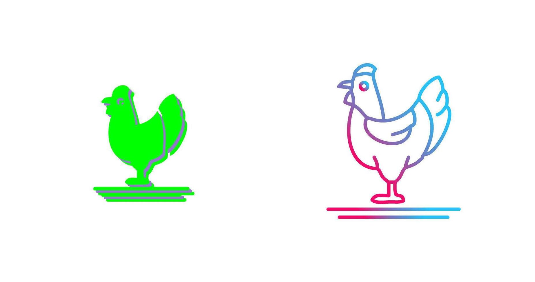Poultry Icon Design vector