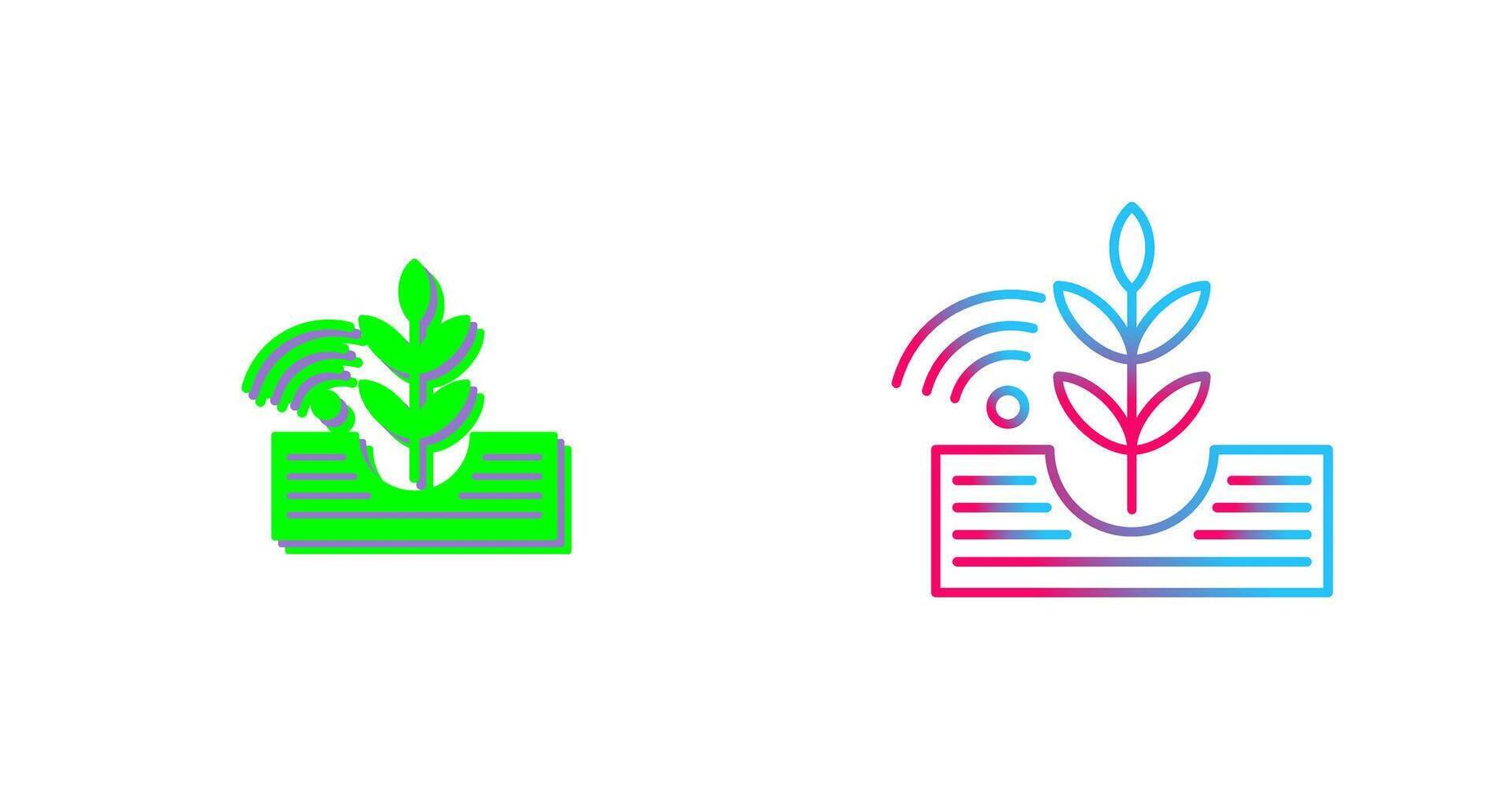 Planting Icon Design vector