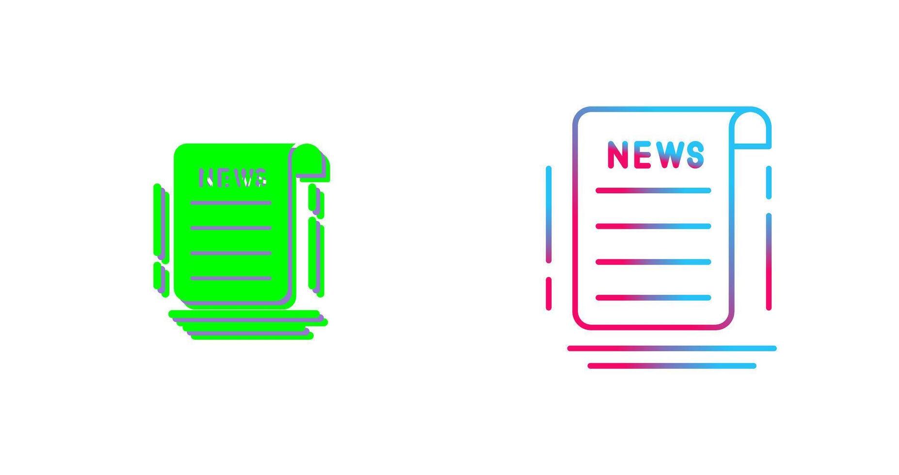 News Icon Design vector