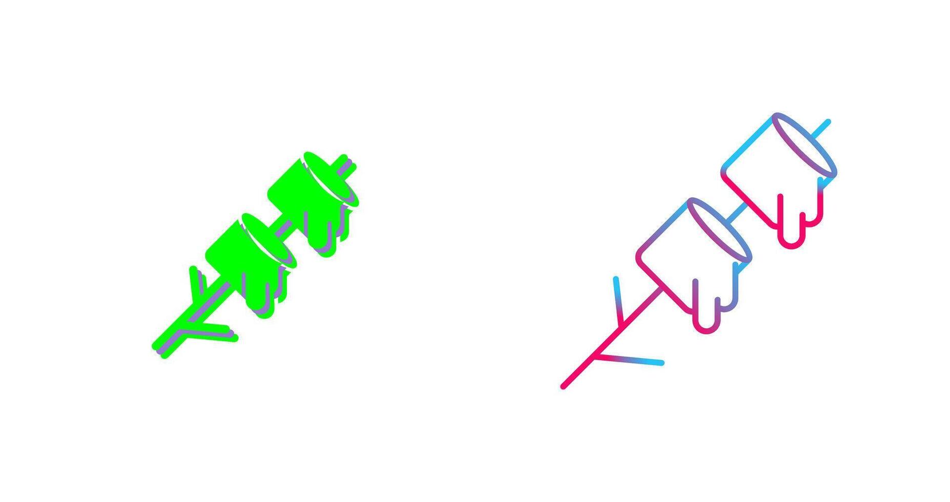 Marshmallows Icon Design vector