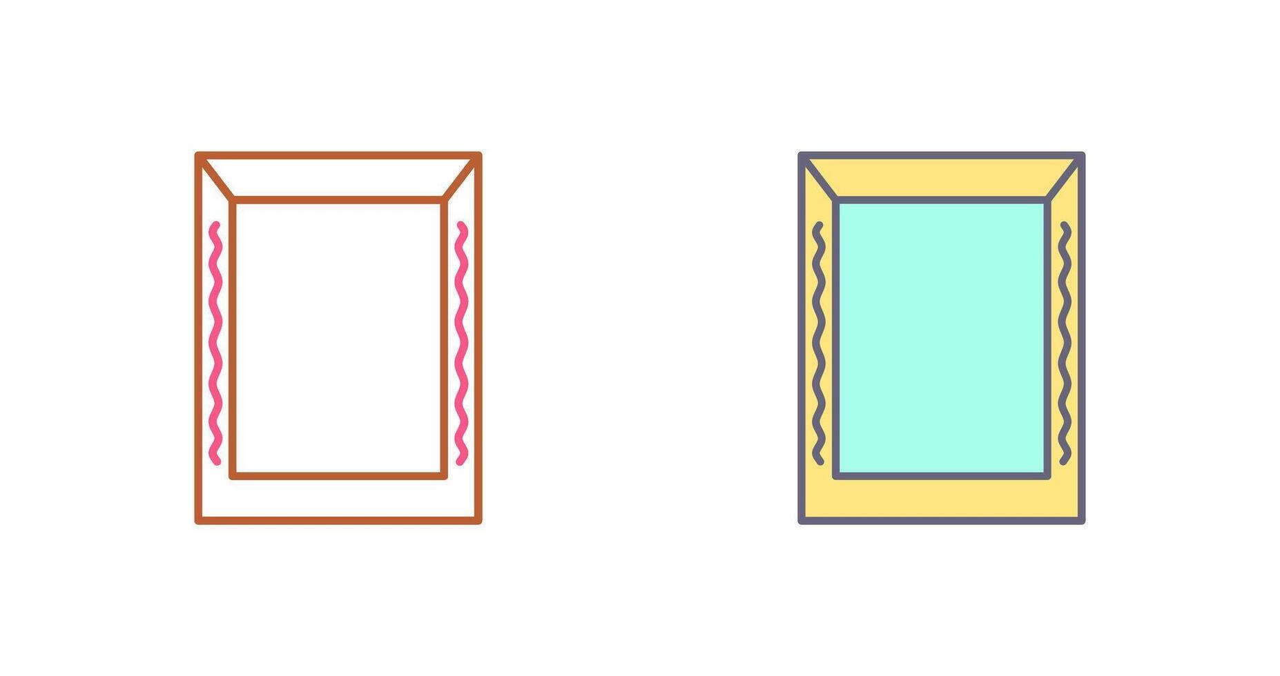 Unique Frame Icon Design vector