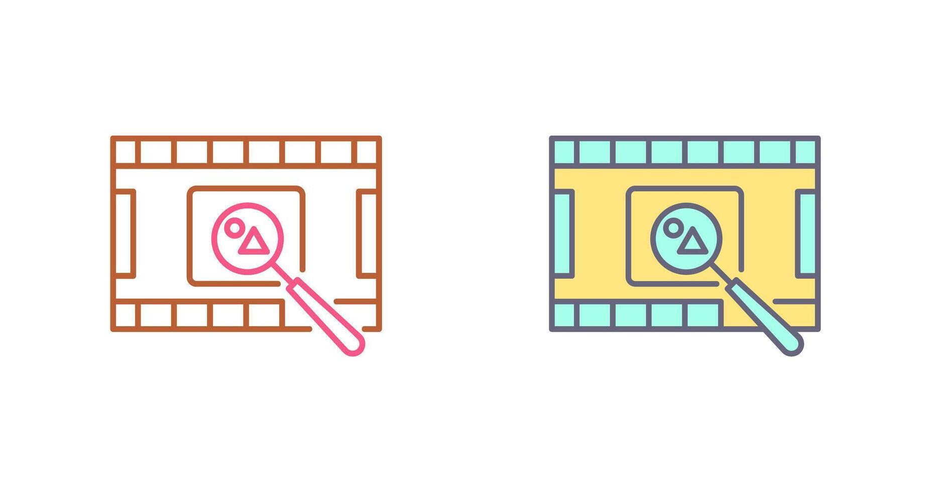 Unique Find Picture Icon Design vector