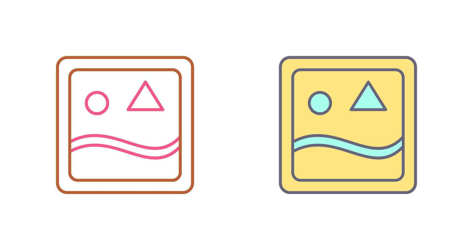 Unique Images Icon Design vector