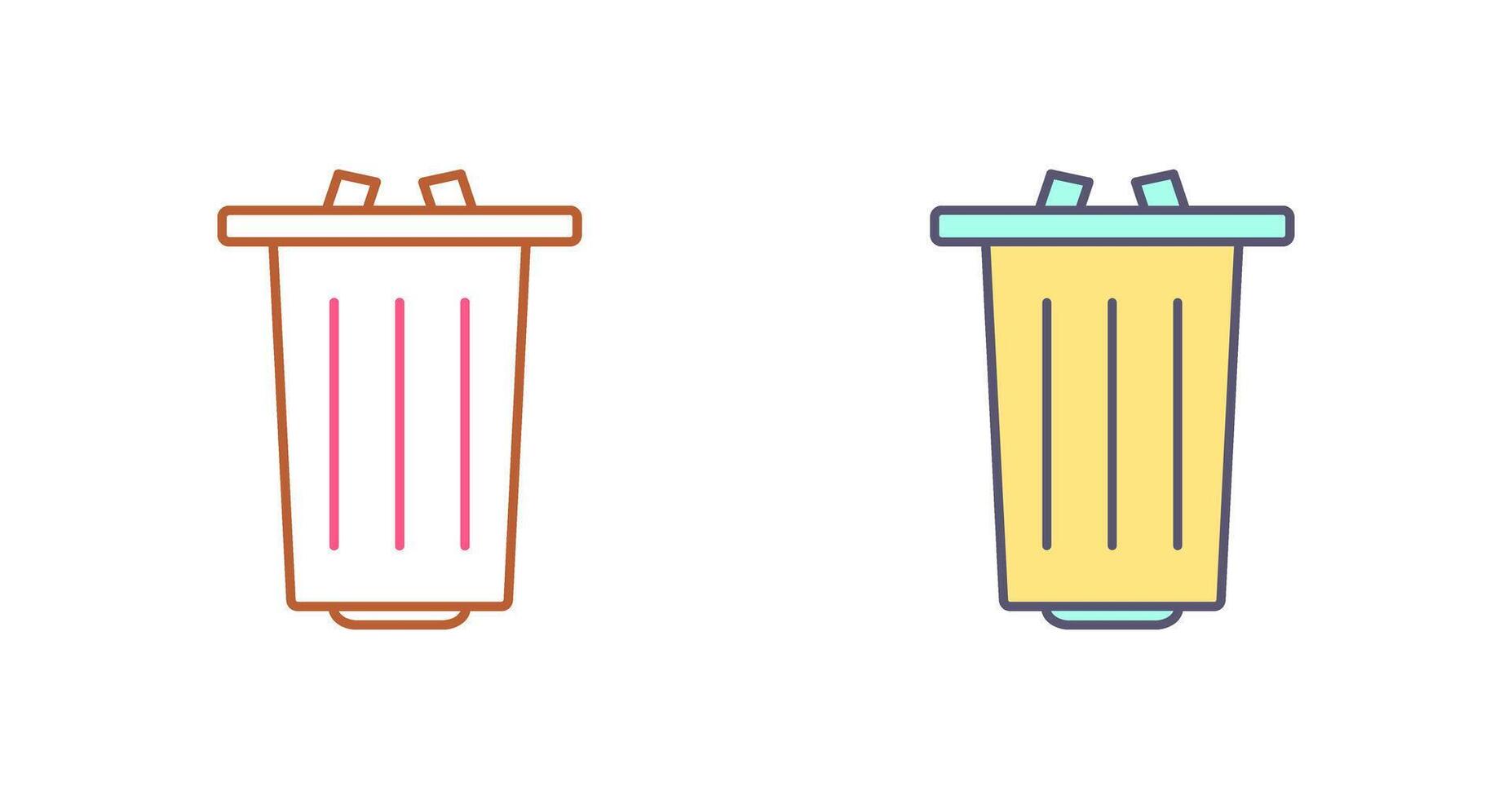 Garbage Icon Design vector