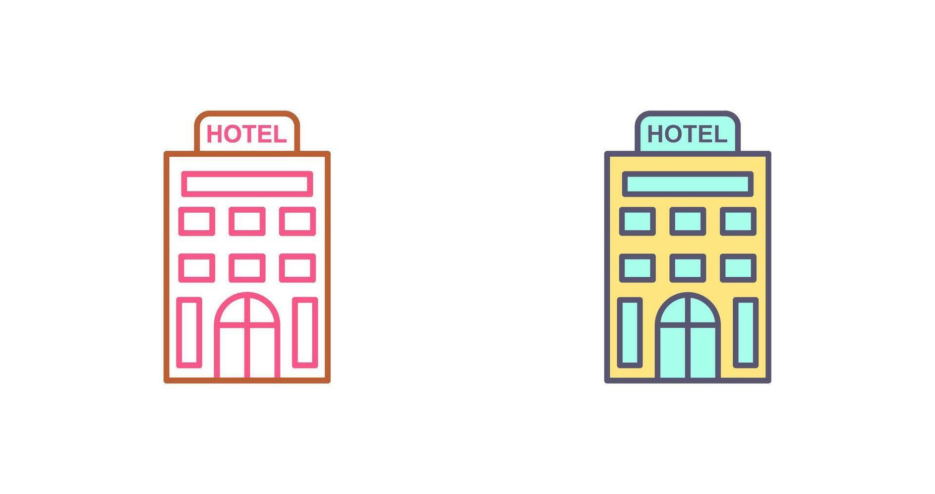 Hotel Icon Design vector