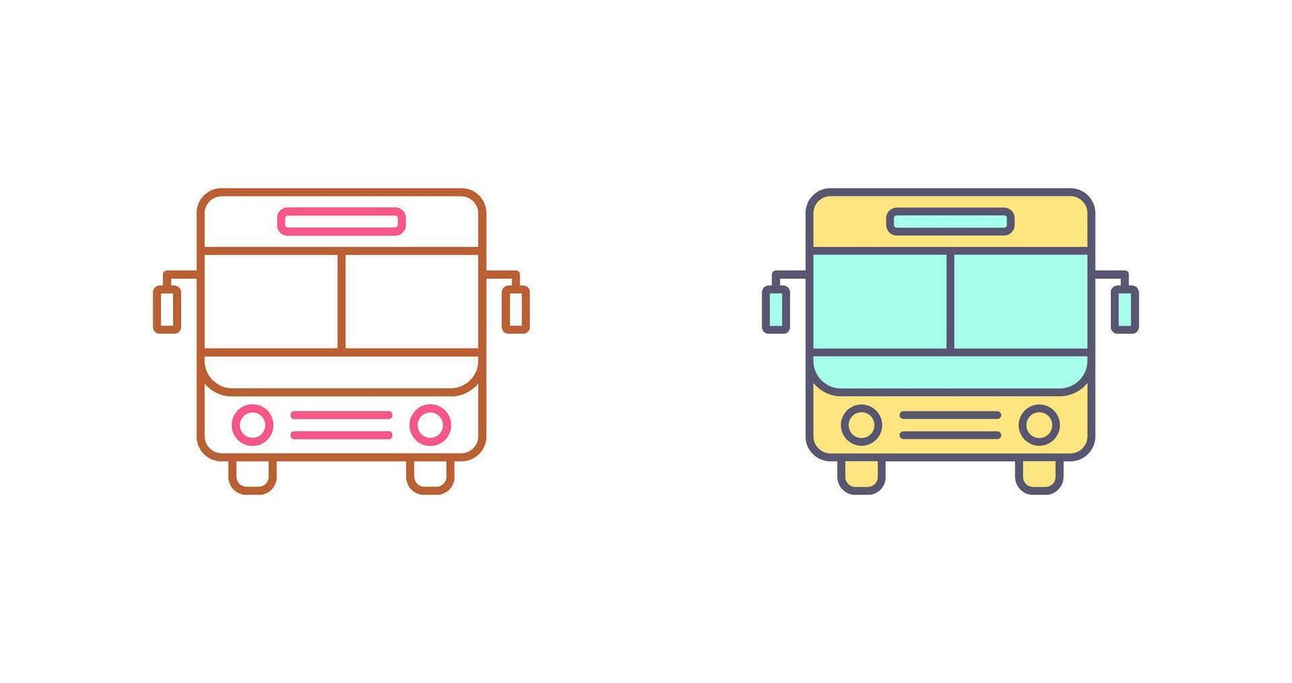 Bus Icon Design vector