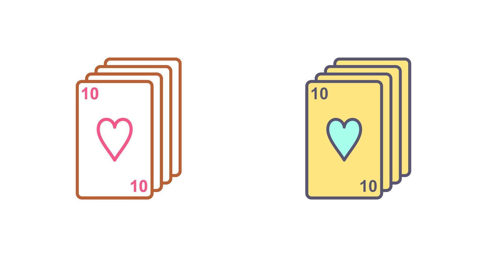 Deck of Cards Icon Design vector