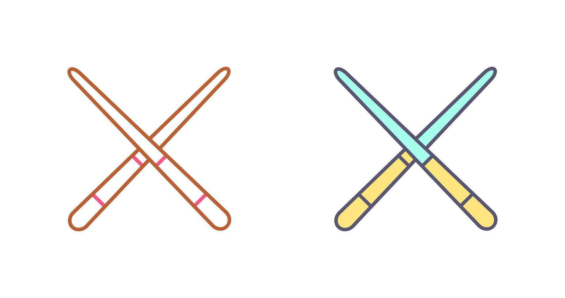 Pool Cue Icon Design vector