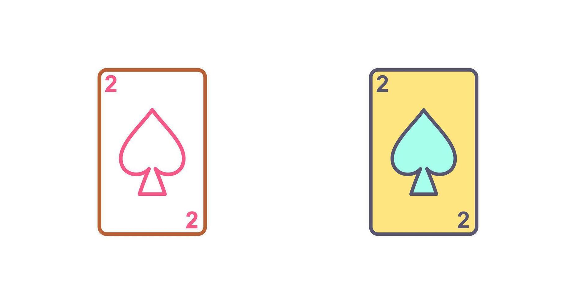 Spades Card Icon Design vector
