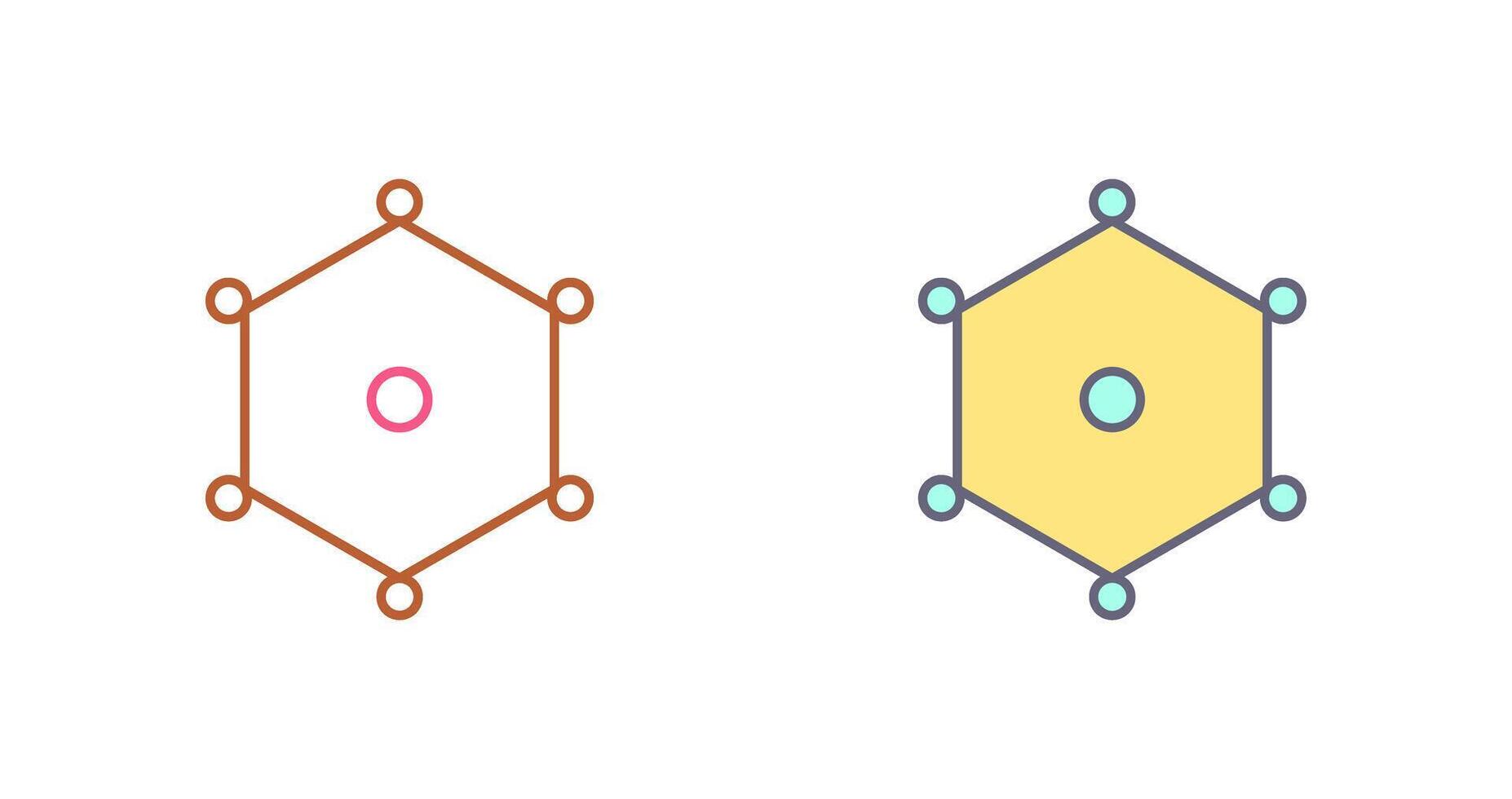 Unique Nodes Icon Design vector