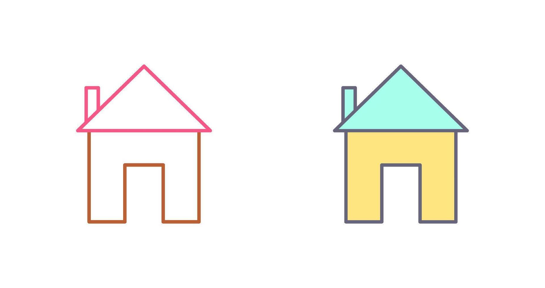 Unique Homepage Icon Design vector