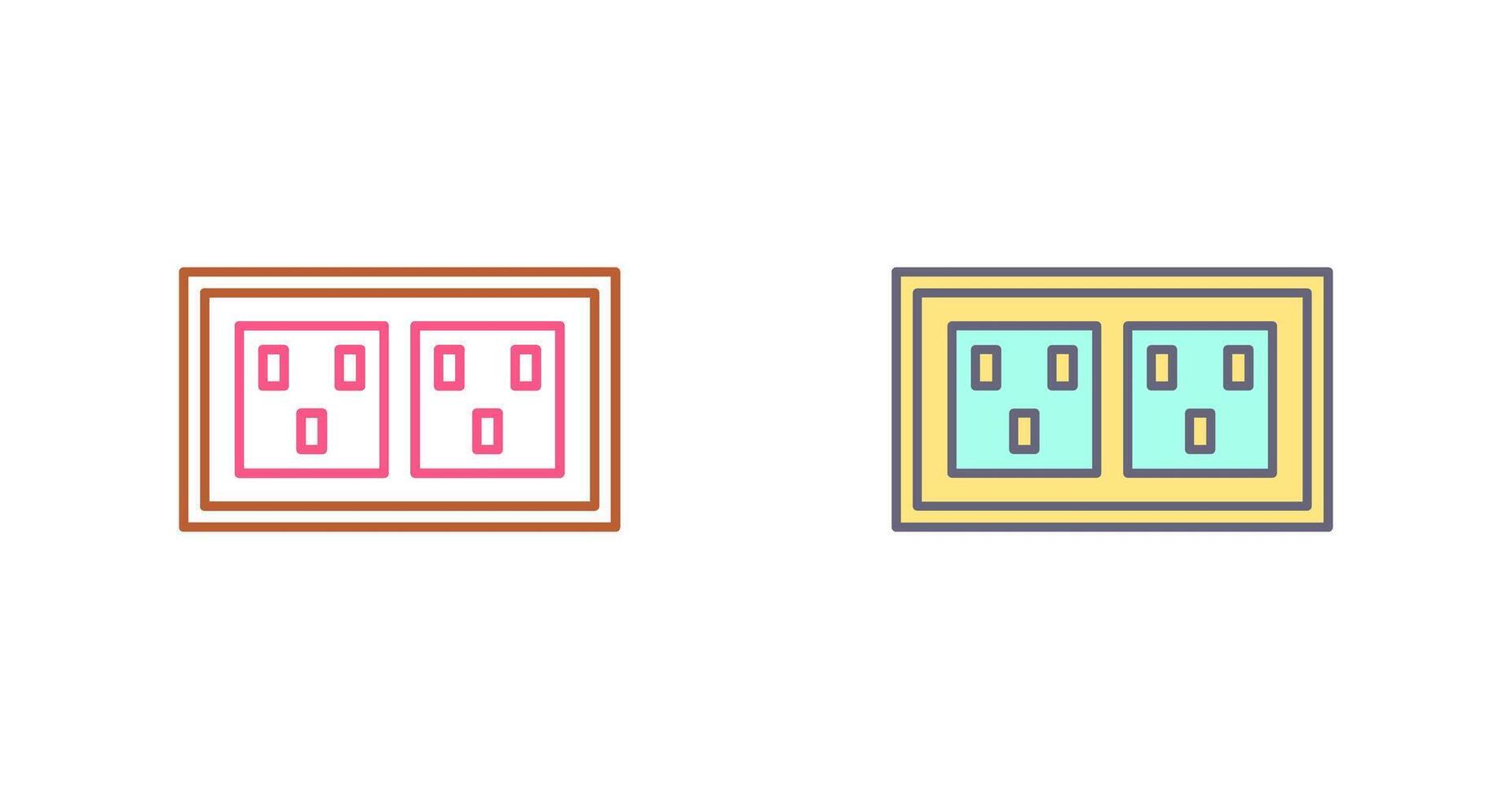 Socket Icon Design vector